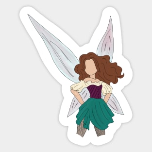 Fairy pirate girl Sticker